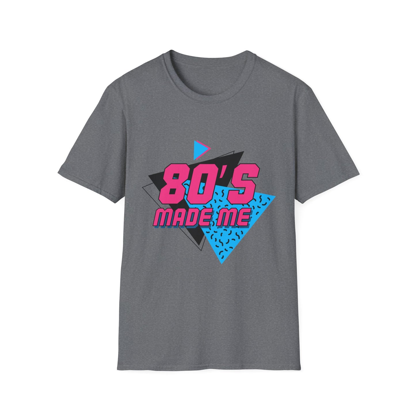 80's Made Me Unisex Softstyle T-Shirt – Nostalgic Retro Graphic Tee
