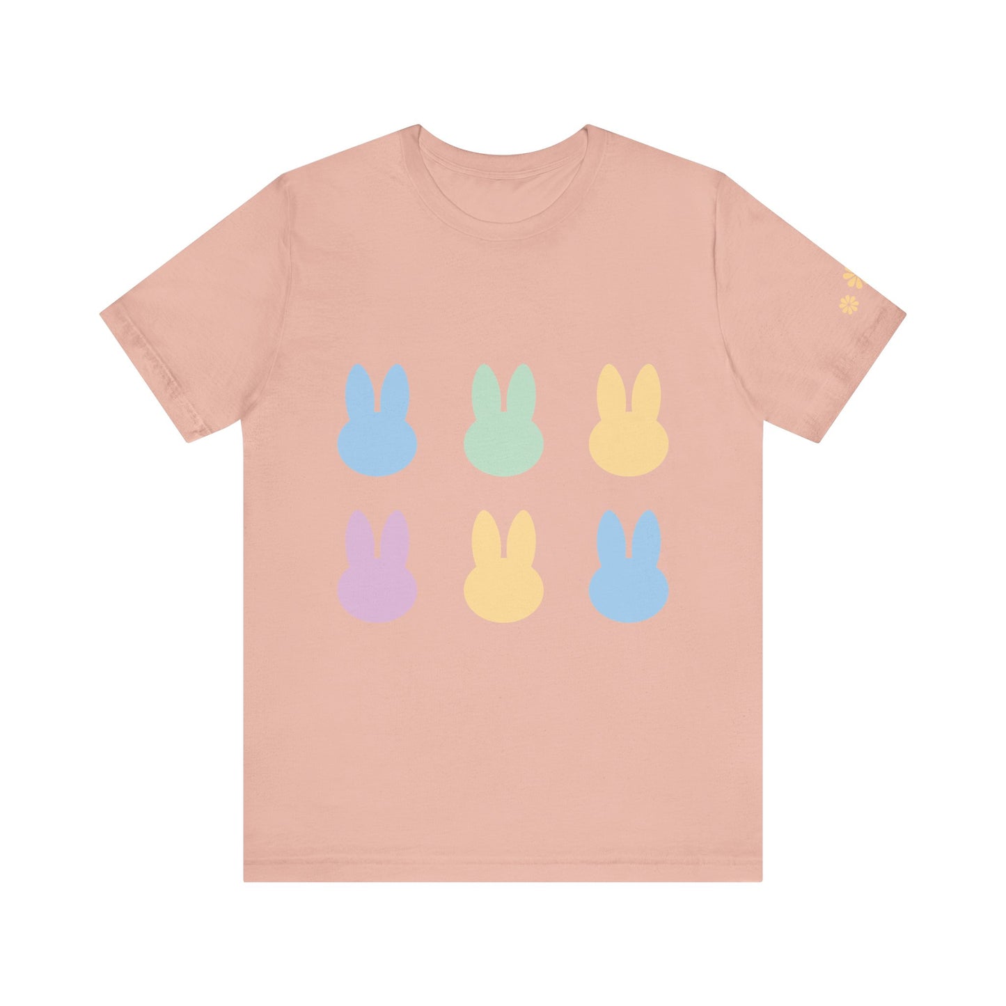 Pastell Hase Grafik Unisex T-Shirt - Frühlings- & Ostermode
