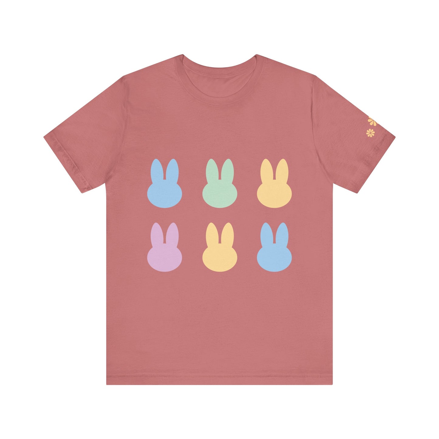 Pastell Hase Grafik Unisex T-Shirt - Frühlings- & Ostermode