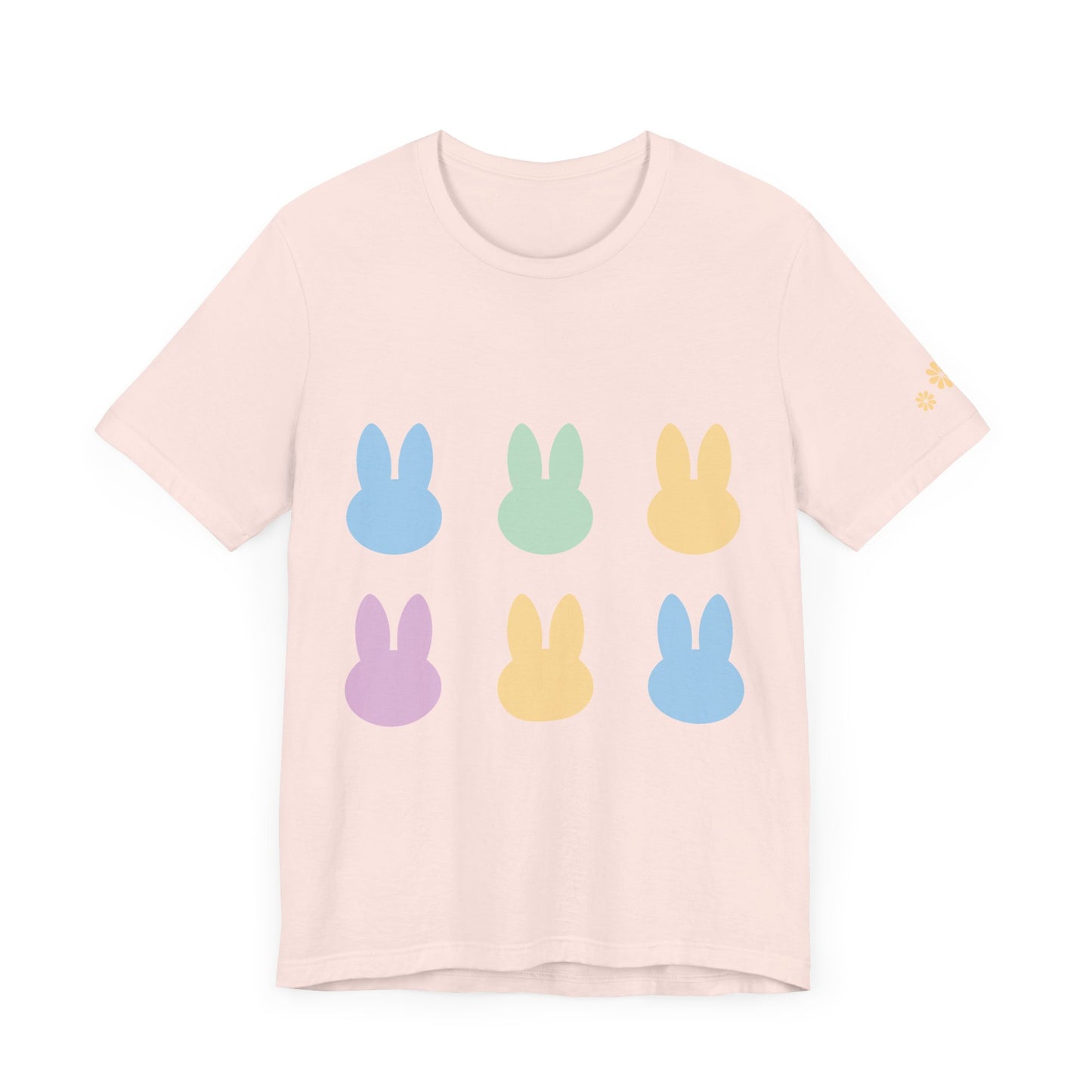 Pastell Hase Grafik Unisex T-Shirt - Frühlings- & Ostermode