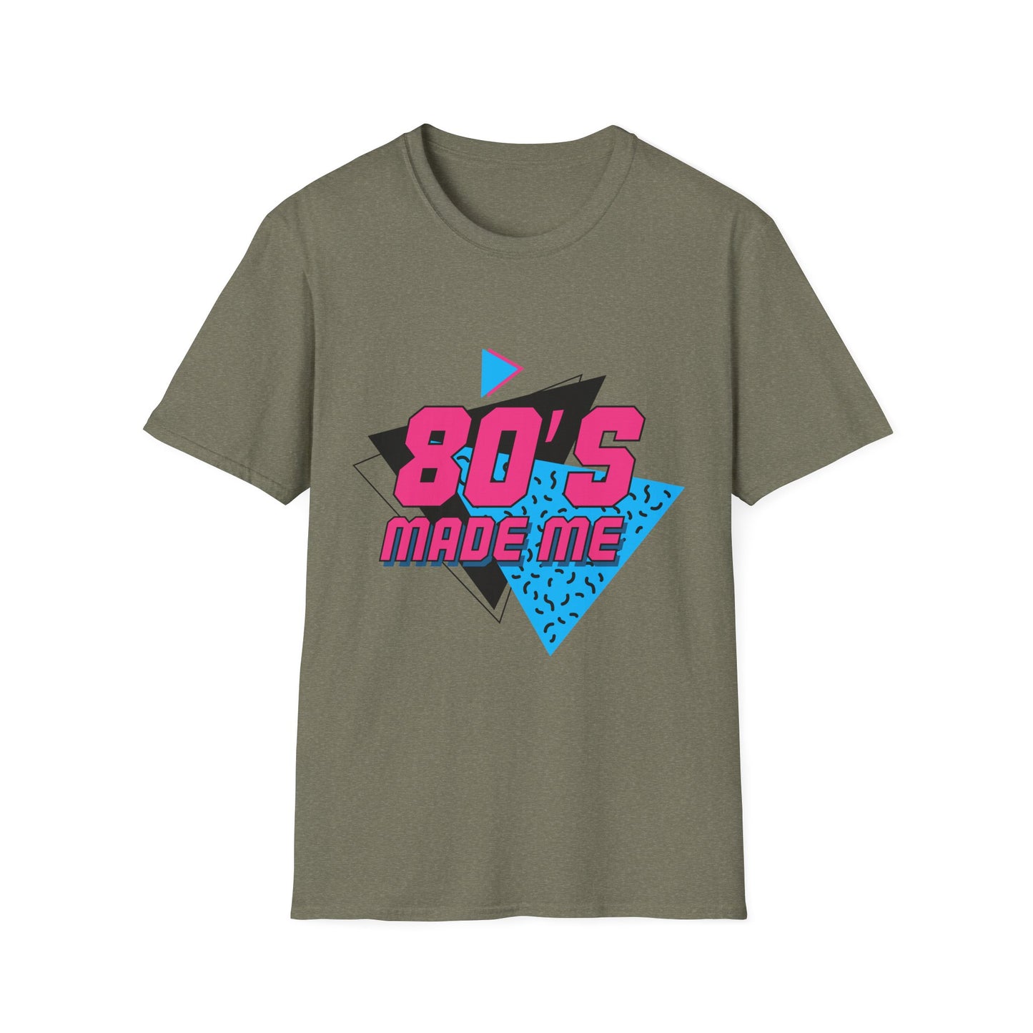 80's Made Me Unisex Softstyle T-Shirt – Nostalgic Retro Graphic Tee