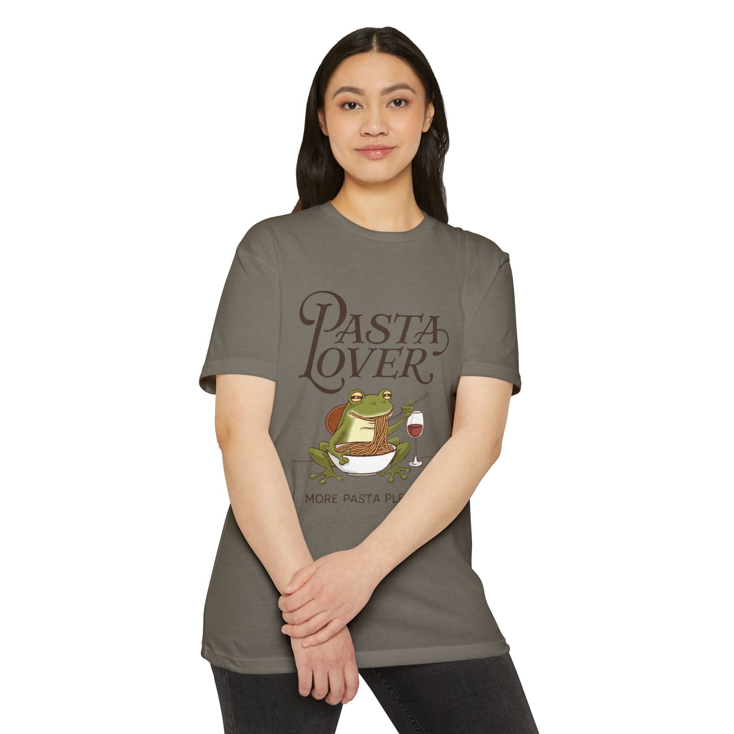 Pasta Lover Unisex T-Shirt - Funny Frog Design for Foodies