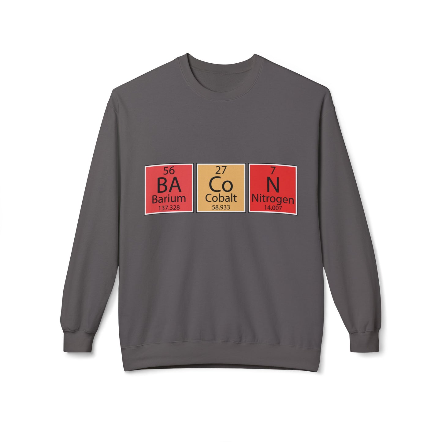Science Element Fleece Crewneck Sweatshirt - Lustige Chemie Geschenke für Nerds