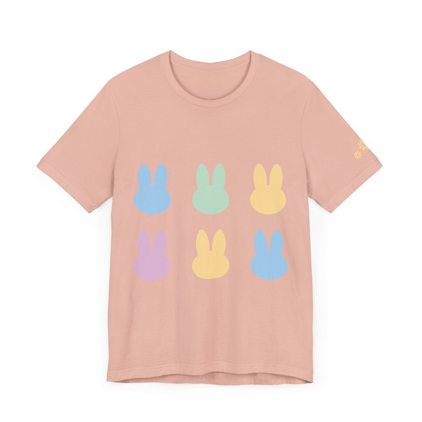 Pastell Hase Grafik Unisex T-Shirt - Frühlings- & Ostermode