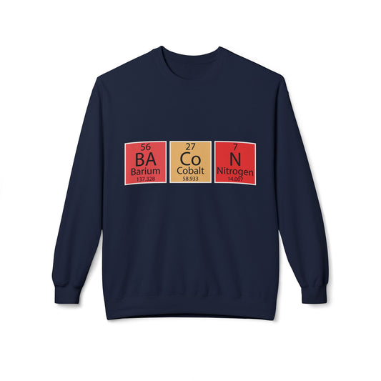 Science Element Fleece Crewneck Sweatshirt - Lustige Chemie Geschenke für Nerds