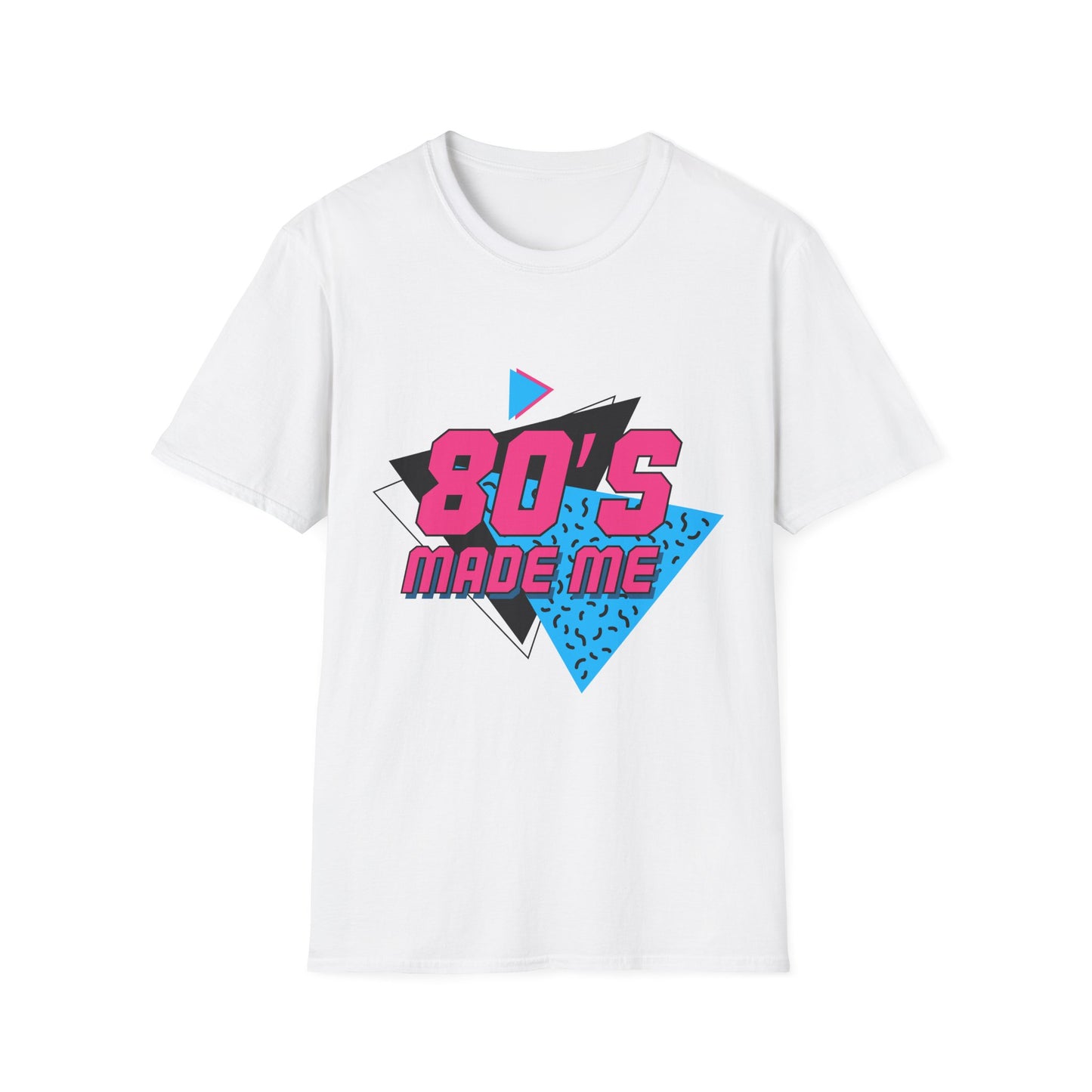 80's Made Me Unisex Softstyle T-Shirt – Nostalgic Retro Graphic Tee