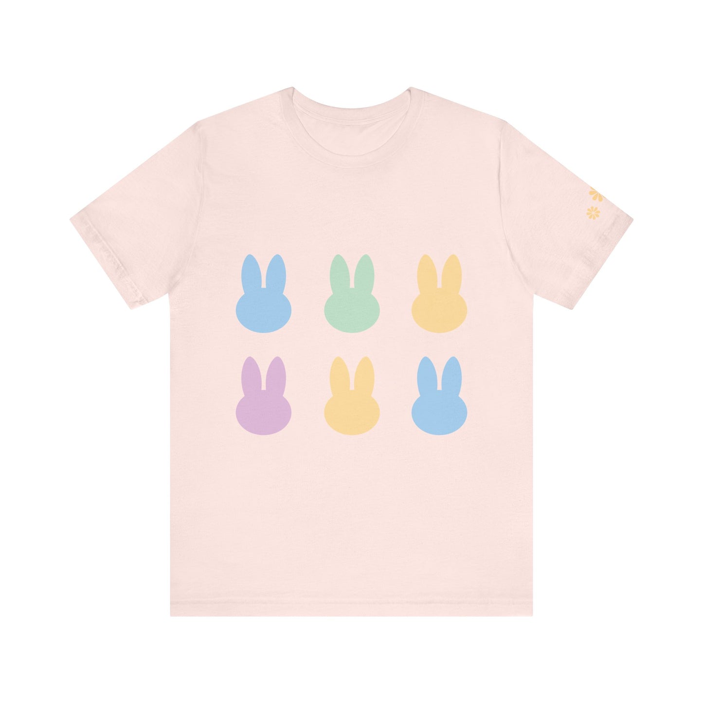 Pastell Hase Grafik Unisex T-Shirt - Frühlings- &amp; Ostermode