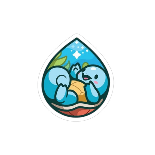 Cute Sea Turtle Die-Cut Outdoor Sticker - Perfect for Bumpers and Water Bottles