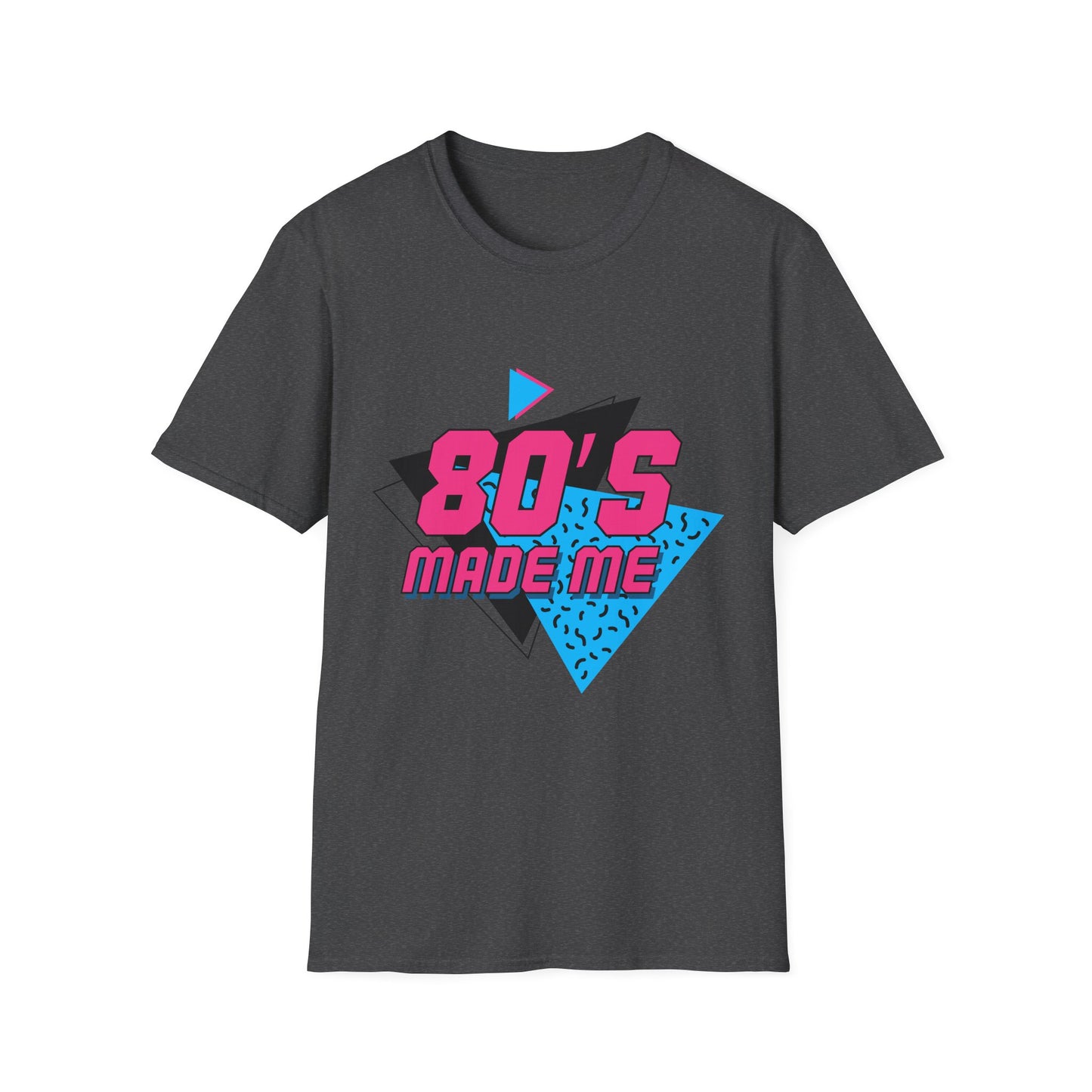 80's Made Me Unisex Softstyle T-Shirt – Nostalgic Retro Graphic Tee