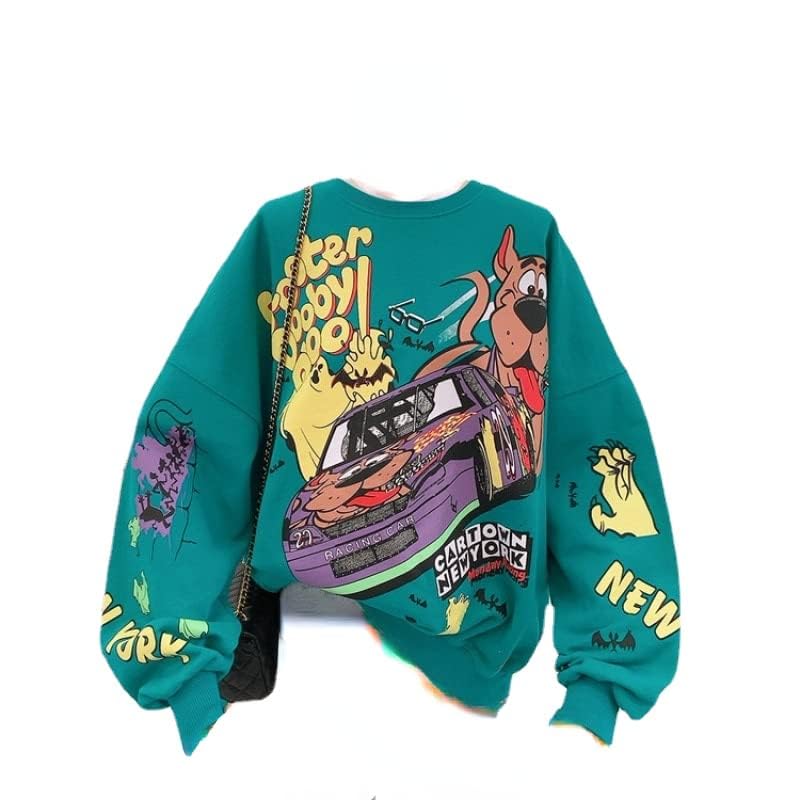 Kawaii Sweatshirt Harajuku Ladies Pullover Women's Anime Hoodiem Y2K Garbage Clothes, Kawaii Gothic Clothing