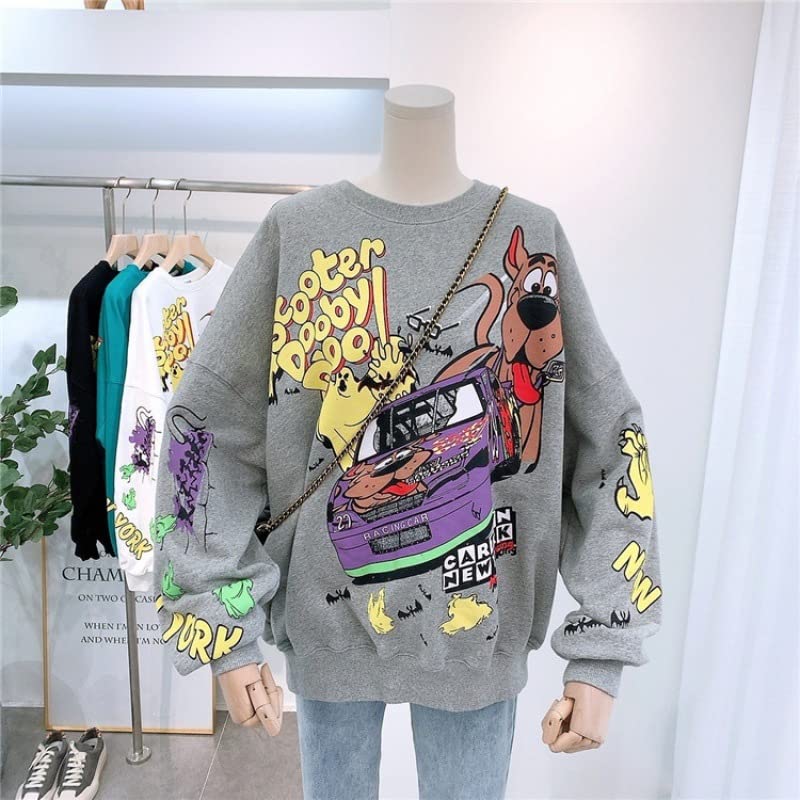 Kawaii Sweatshirt Harajuku Ladies Pullover Women's Anime Hoodiem Y2K Garbage Clothes, Kawaii Gothic Clothing