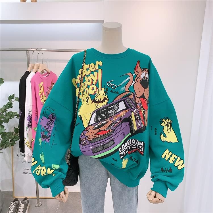 Kawaii Sweatshirt Harajuku Ladies Pullover Women's Anime Hoodiem Y2K Garbage Clothes, Kawaii Gothic Clothing