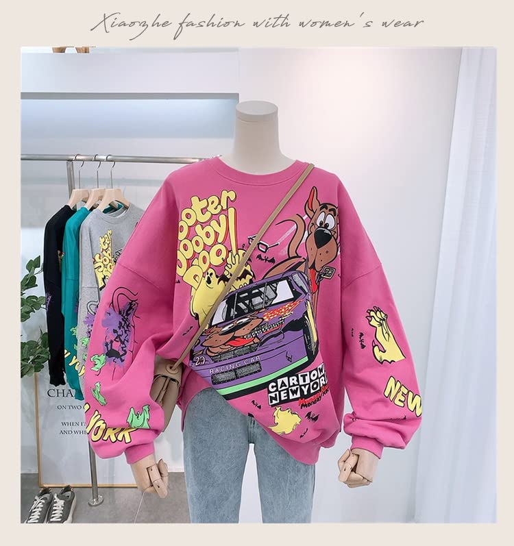 Kawaii Sweatshirt Harajuku Ladies Pullover Women's Anime Hoodiem Y2K Garbage Clothes, Kawaii Gothic Clothing