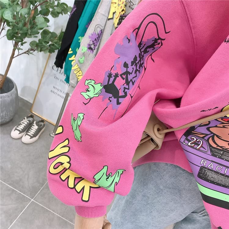 Kawaii Sweatshirt Harajuku Ladies Pullover Women's Anime Hoodiem Y2K Garbage Clothes, Kawaii Gothic Clothing