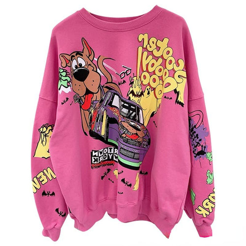 Kawaii Sweatshirt Harajuku Ladies Pullover Women's Anime Hoodiem Y2K Garbage Clothes, Kawaii Gothic Clothing
