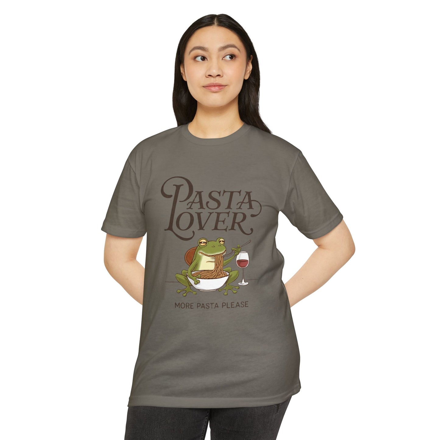 Pasta Lover Unisex T-Shirt - Funny Frog Design for Foodies