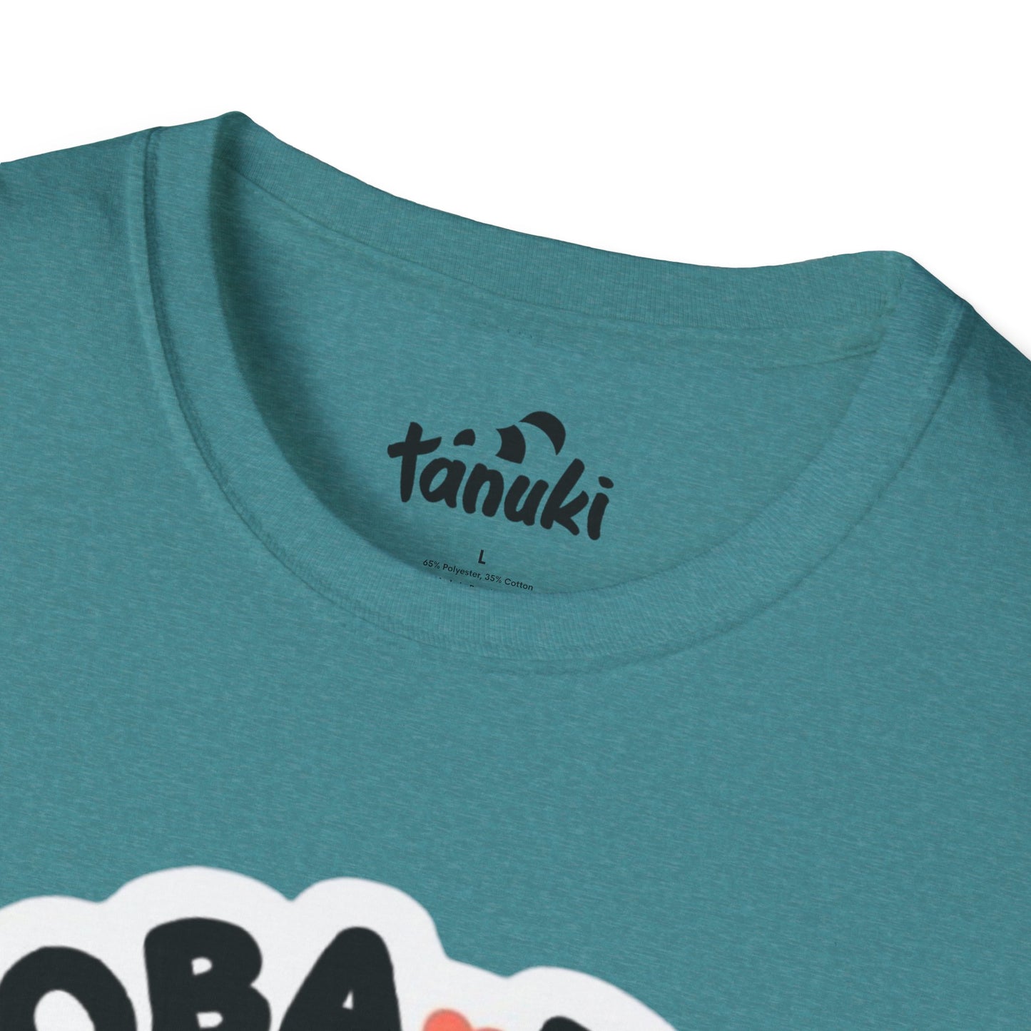 Cute Boba Tea Rex Unisex Softstyle T-Shirt - Fun Dinosaur Graphic Tee